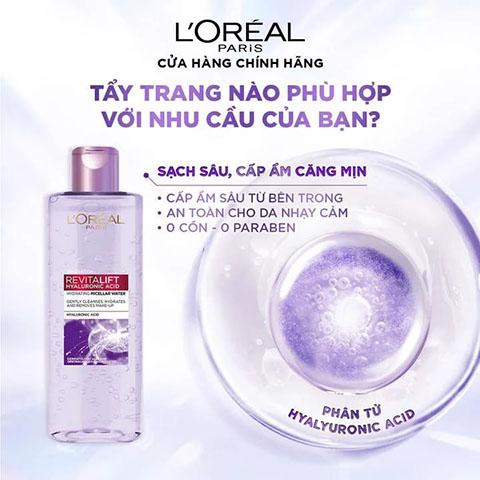 L'Oreal Paris 3in1 Micellar Water Tím