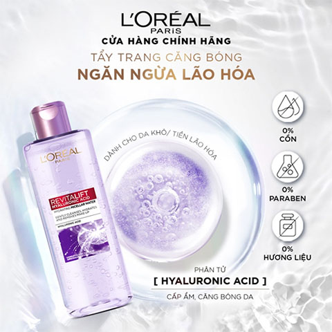 L'Oreal Paris 3in1 Micellar Water Tím