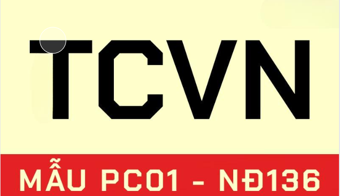 Mẫu PC01 Nghị định 136 – Mẫu biểu trưng hàng hóa nguy hiểm về cháy, nổ