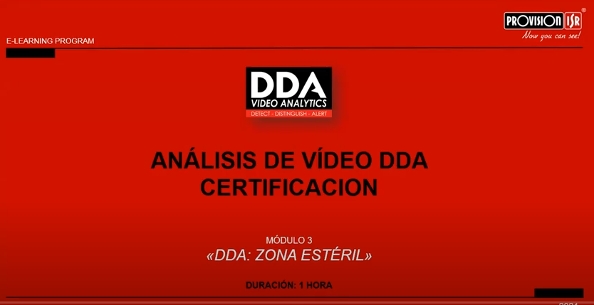 DDA Video Analytics Area Esteril 21 07 2021