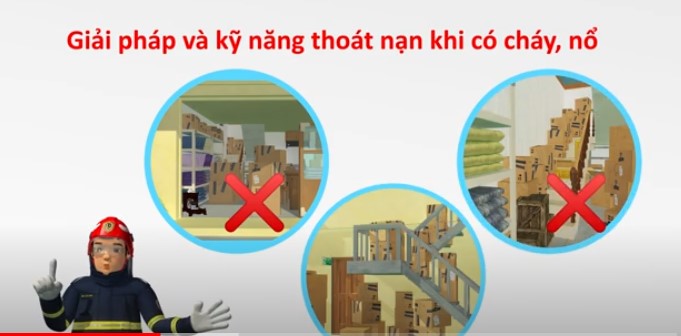 Hướng dẫn kỹ năng thoát nạn khi xảy ra cháy nhà ở kết hợp kinh doanh