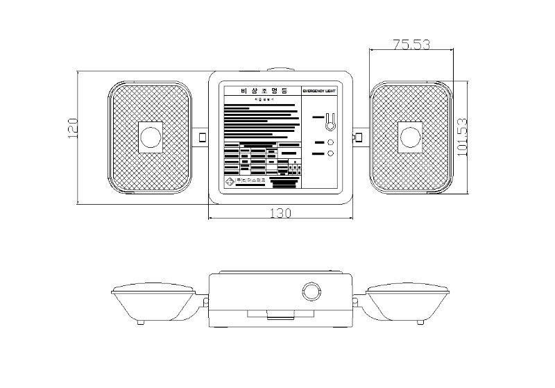 Đèn chiếu sáng sự cố hàn quốc Leaders Tech 17-7