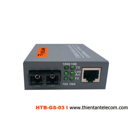 Bộ chuyển đổi quang điện 2 sợi Gigabit NETLINK HTB-GS-03 10/100/1000Mb
