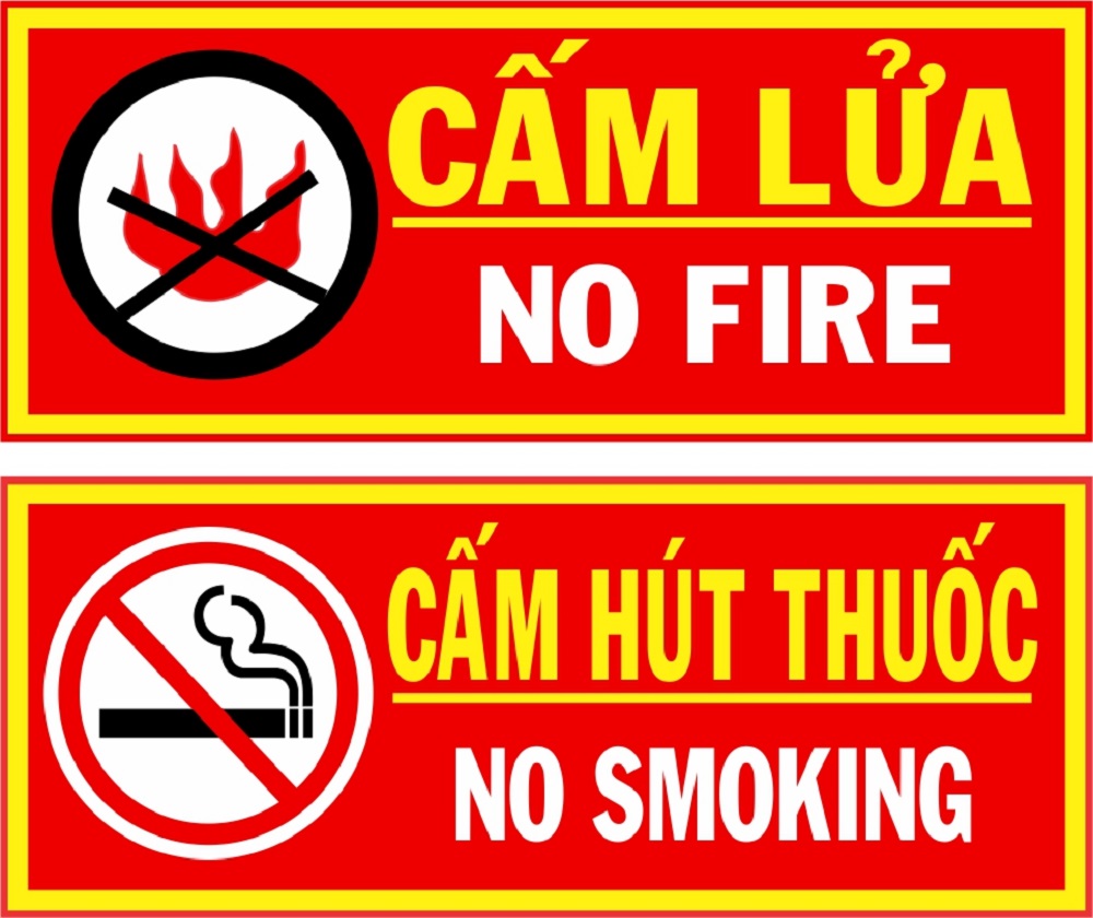 BỘ BẢNG NỘI QUY TIÊU LỆNH PCCC KHÔNG RỈ