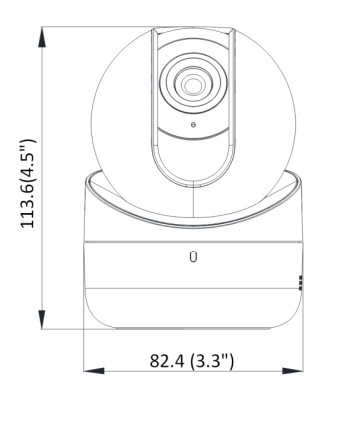 CAMERA WIFI 2MP HIKVISION DS-2CV2Q21FD-IW(B)