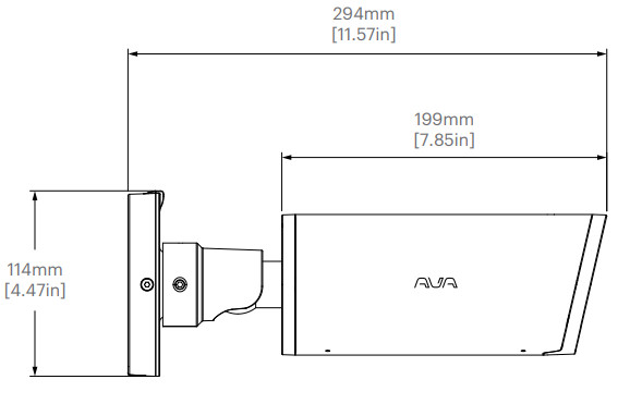 AVIGILON AVA BULLET-8MP (4K) or 5MP