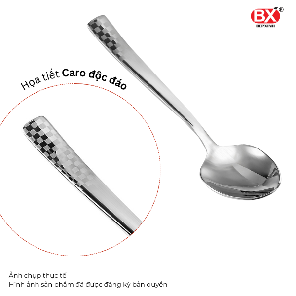 MUỖNG ĂN LỚN GLORY CARO (Set 6 cái)