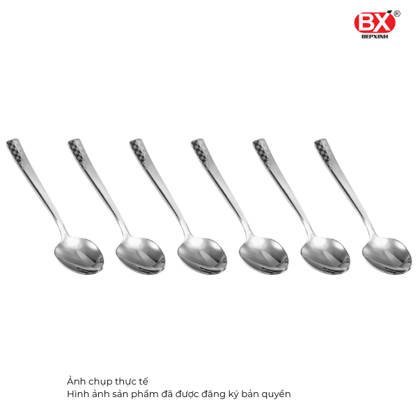 MUỖNG ĂN LỚN GLORY CARO (Set 6 cái)