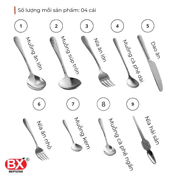 BỘ SHINE 36 MÓN (9 sản phẩm x 4 cái)