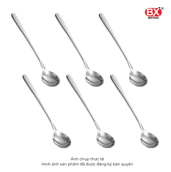 MUỖNG CÀ PHÊ DÀI BASIC (Set 6 cái)