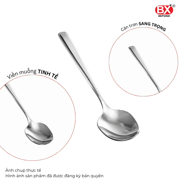 MUỖNG CÀ PHÊ NGẮN LUXE (Set 6 cái)