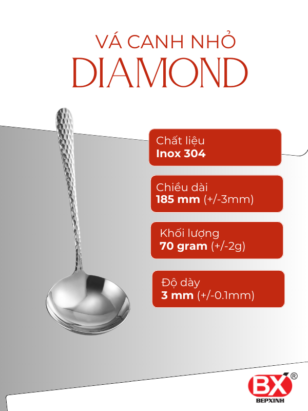 VÁ CANH NHỎ DIAMOND (1 cái)