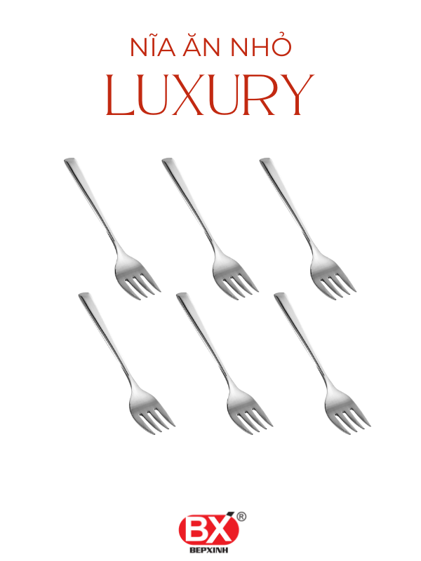 NĨA ĂN NHỎ LUXURY (Set 6 cái)