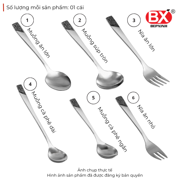 BỘ PATTERN 6 MÓN (6 sản phẩm x 1 cái)