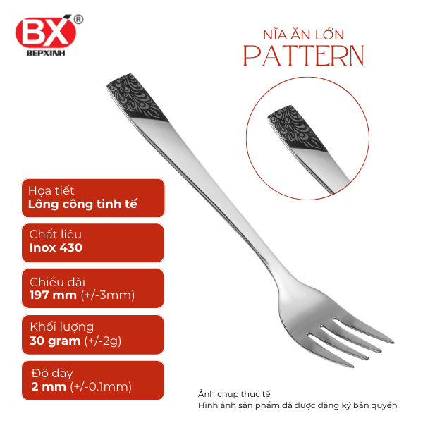 BỘ PATTERN 36 MÓN (6 sản phẩm x 6 cái)