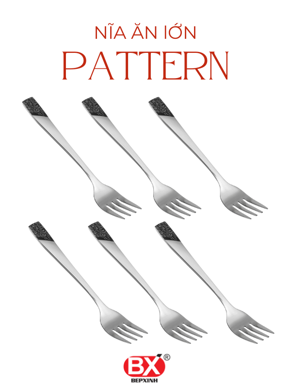 NĨA ĂN LỚN PATTERN (Set 6 cái)