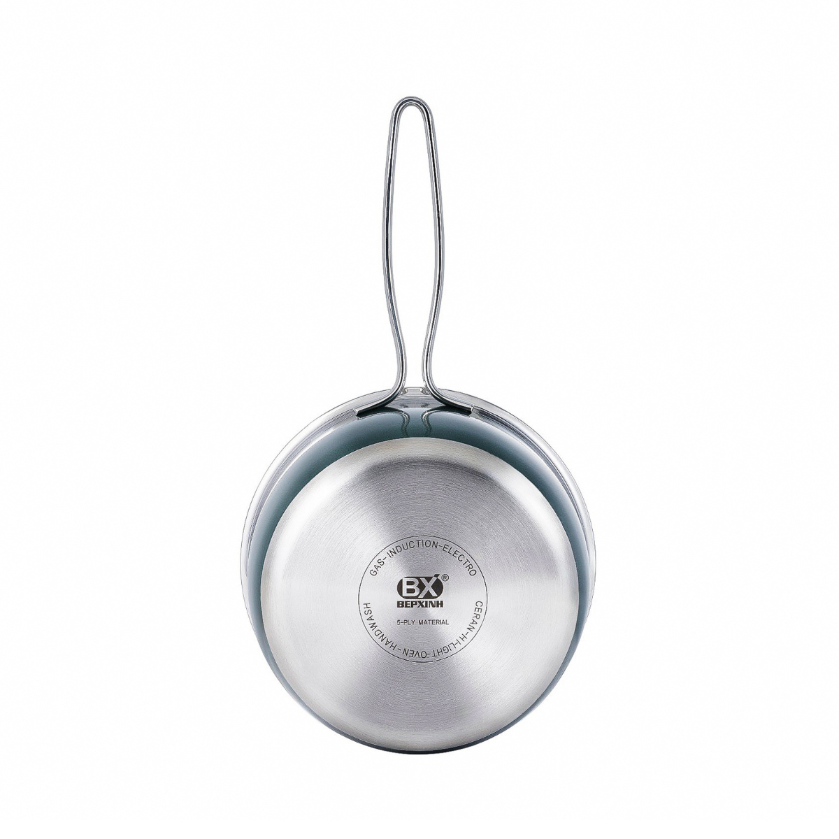 QUÁNH MÀU INOX 5 LỚP BẾP XINH (16x10cm)
