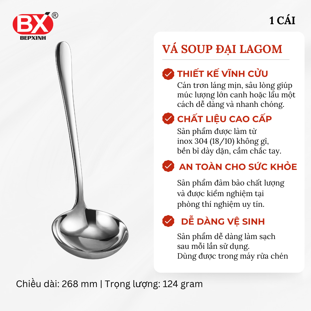 BỘ VÁ CANH LAGOM 4 MÓN (4 sản phẩm x 1 cái)