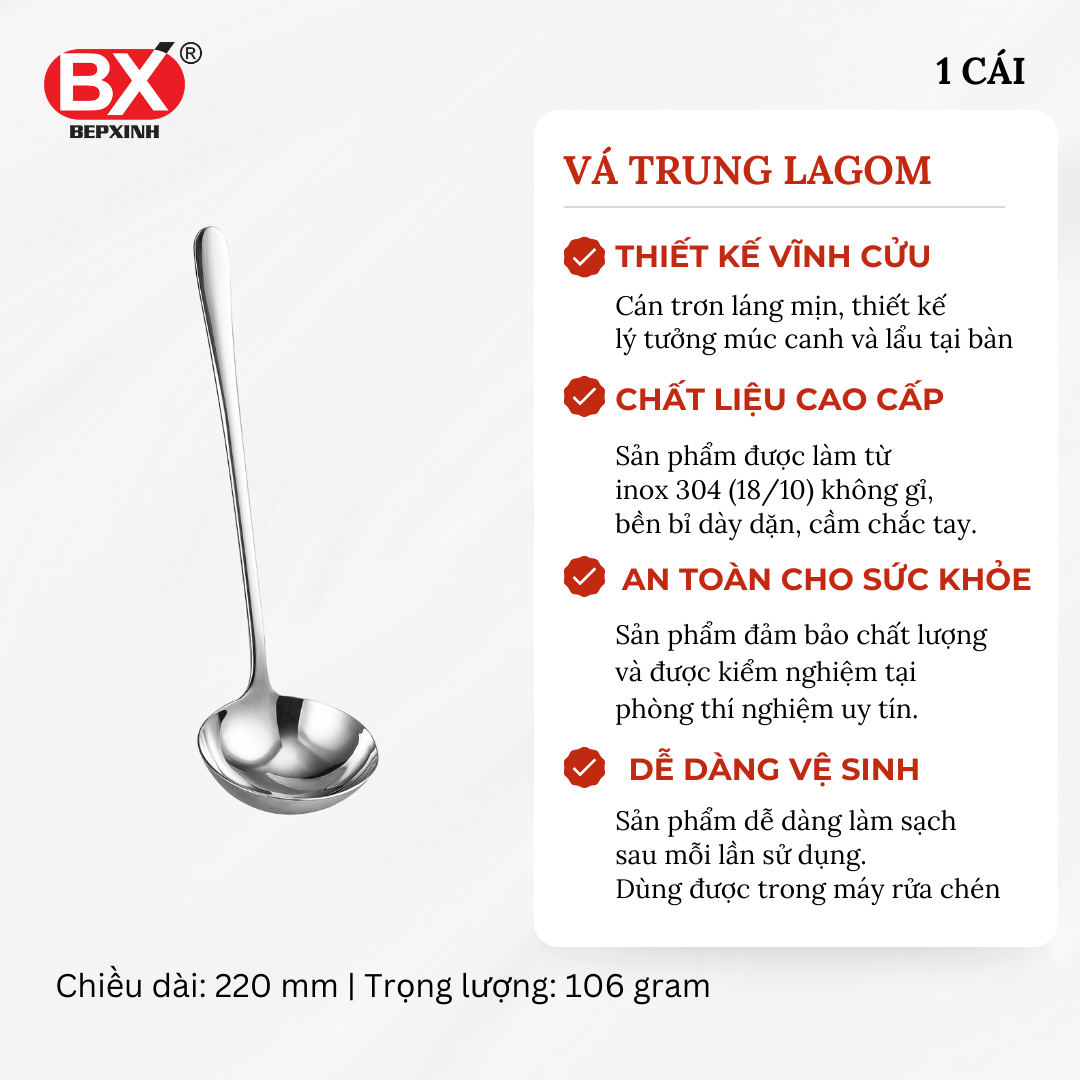 BỘ VÁ CANH LAGOM 4 MÓN (4 sản phẩm x 1 cái)
