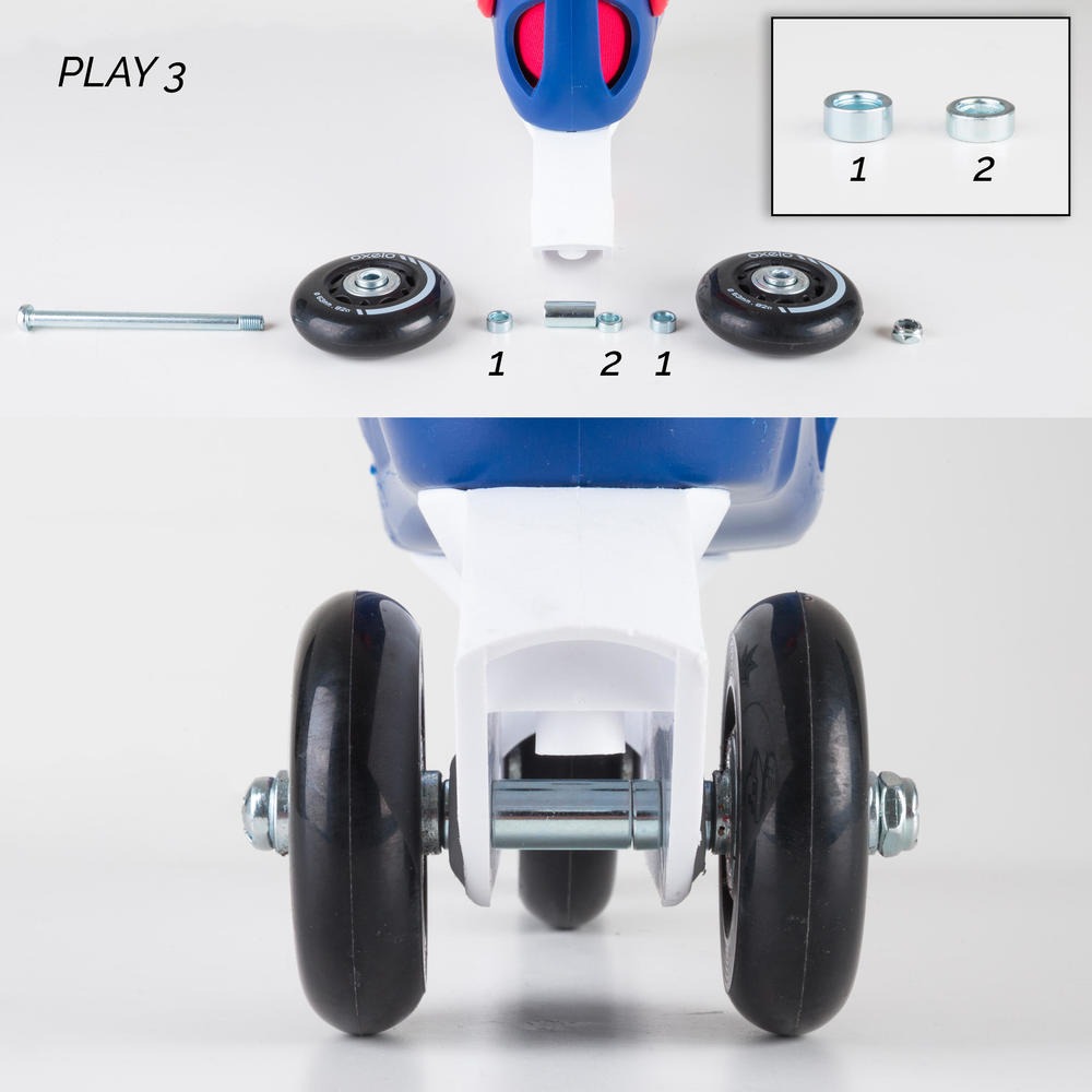 Giày trượt patin 1 hàng Play 3 cho trẻ em
