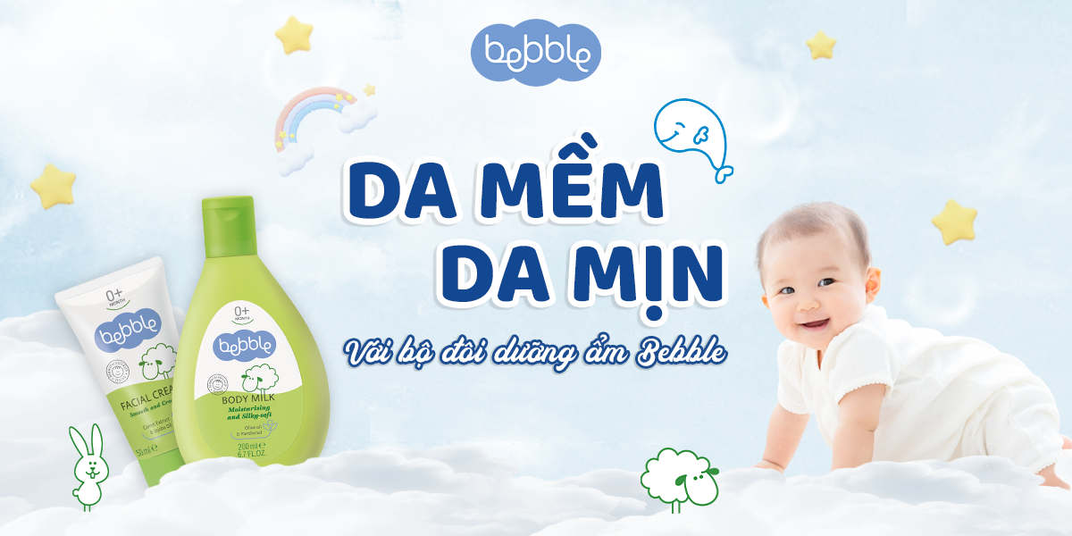 Bộ đôi dưỡng ẩm Bebble