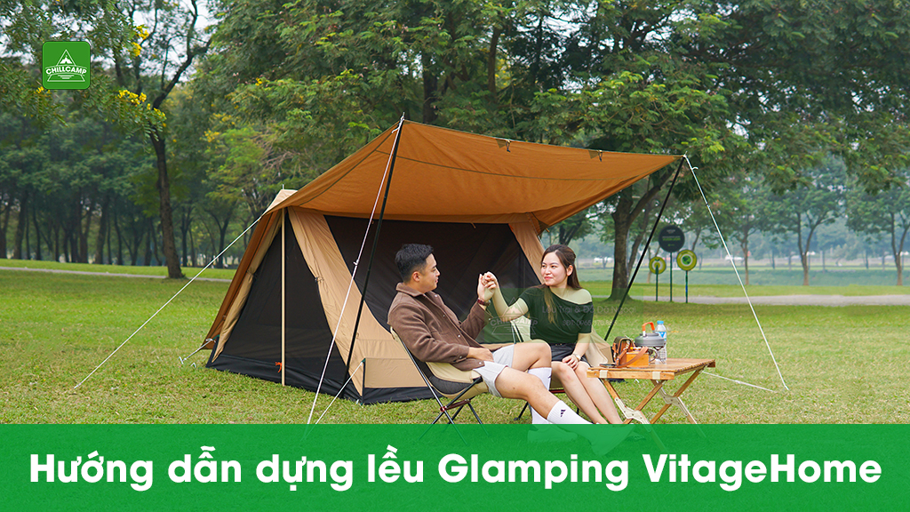 Hướng dẫn dựng lều Glamping VitageHome