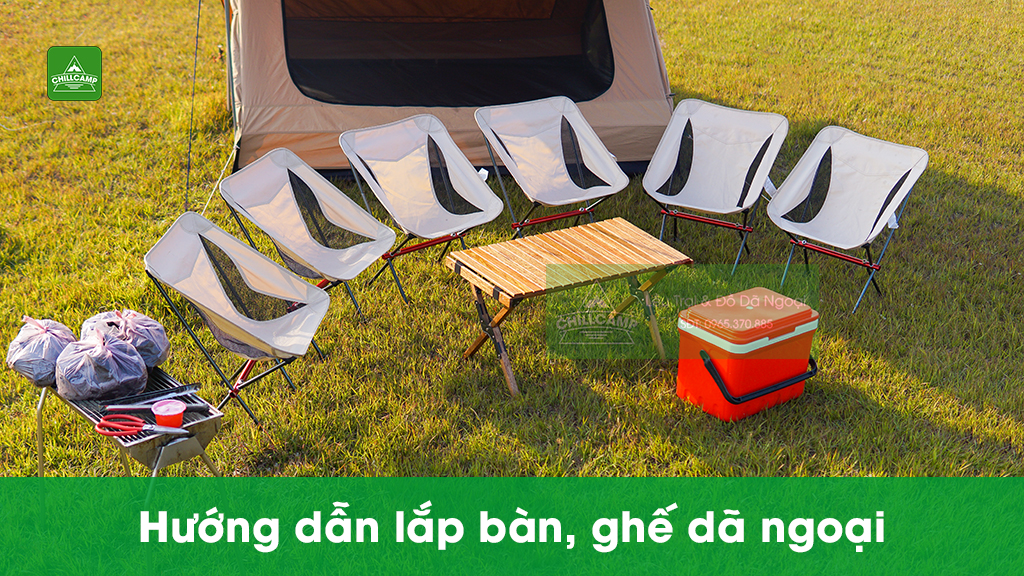 Hướng dẫn lắp bàn ghế dã ngoại