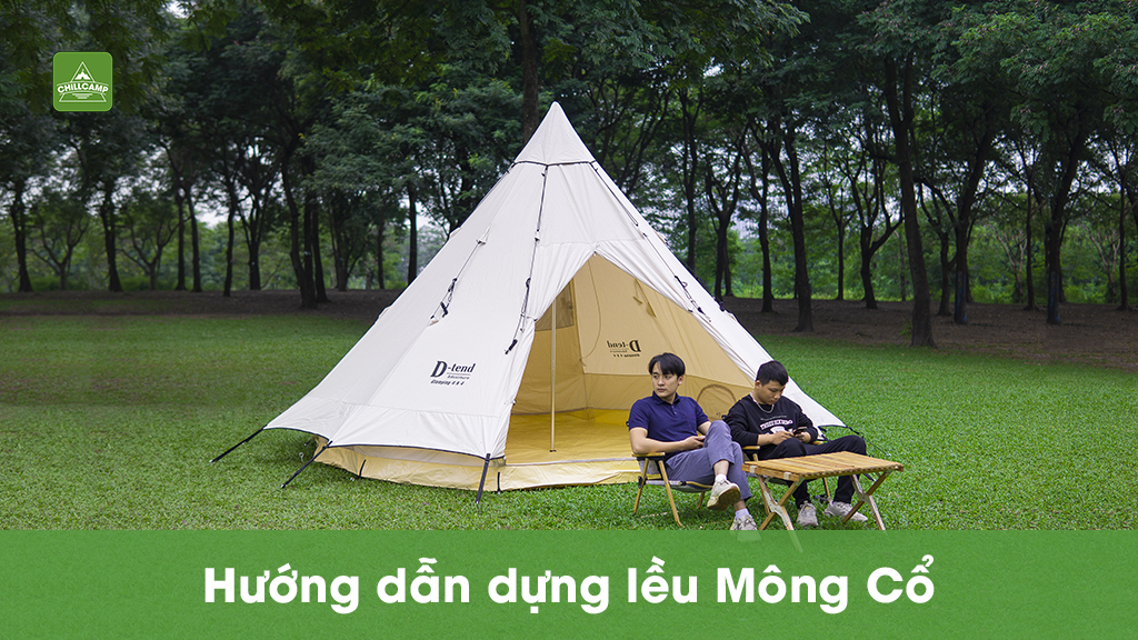 Hướng dẫn dựng lều Mông Cổ Glamping cực nhanh và đơn giản