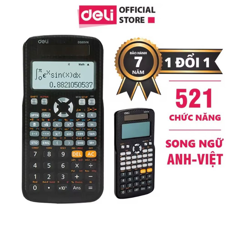 Máy tính Deli 580