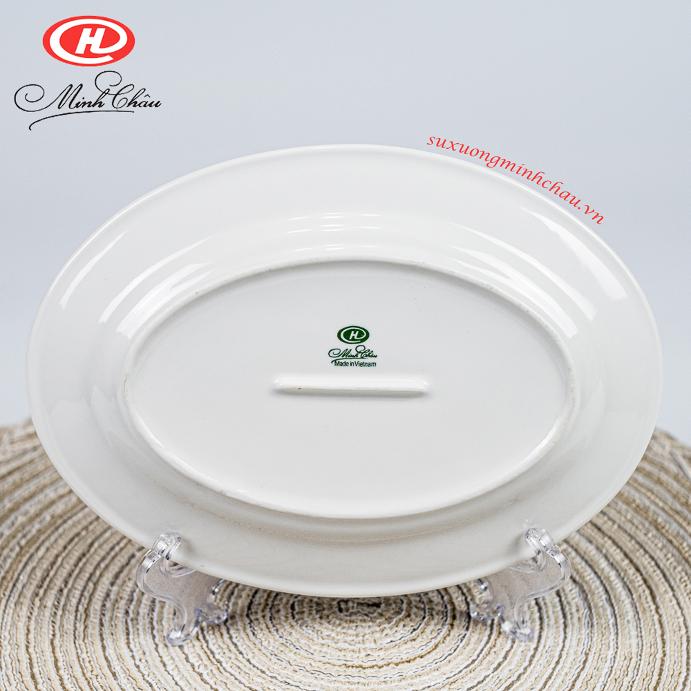 Đĩa Xoài Bầu Dục Sứ Minh Châu Cao Cấp ( Nhiều Phân Loại)