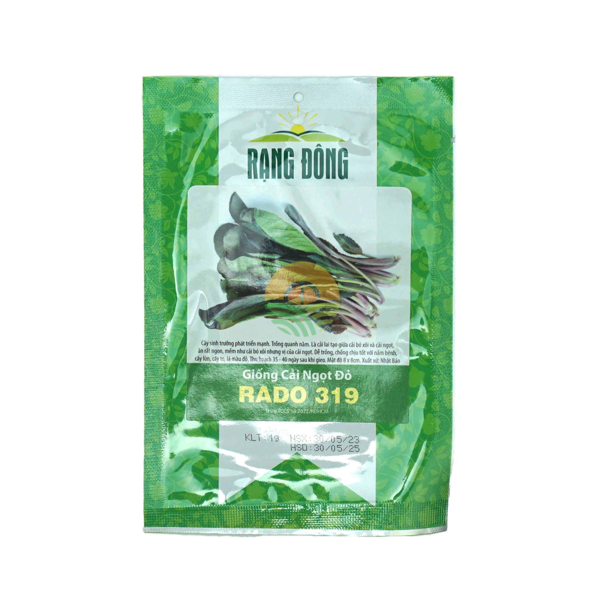 Cải ngọt đỏ Rado 319 Rạng Đông