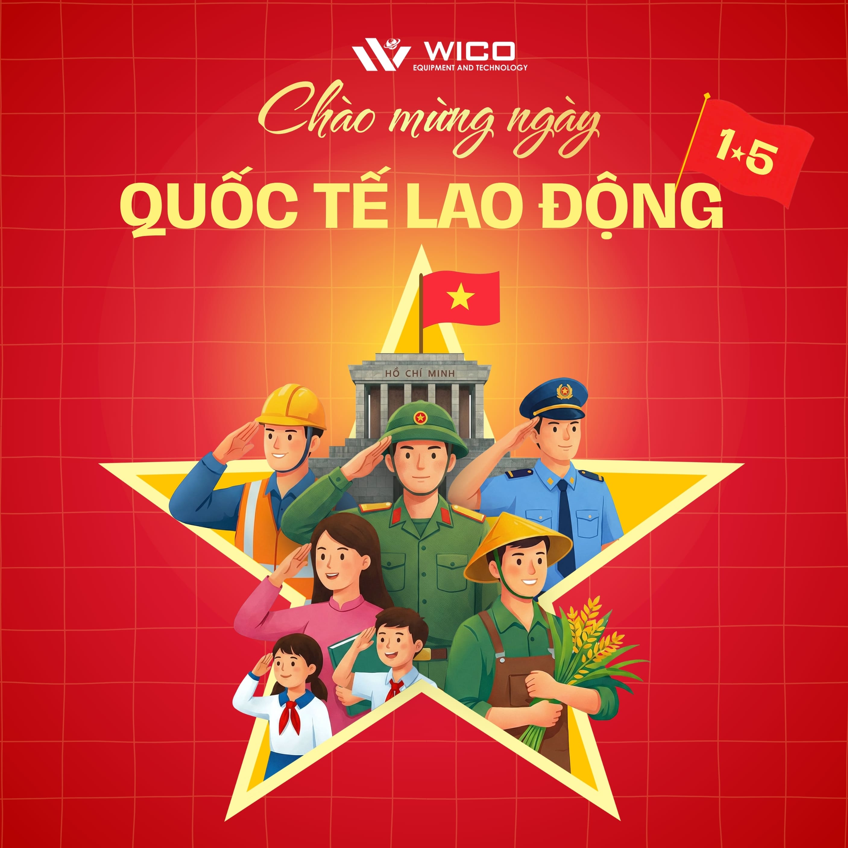 CHÀO MỪNG NGÀY QUỐC TẾ LAO ĐỘNG 1/5