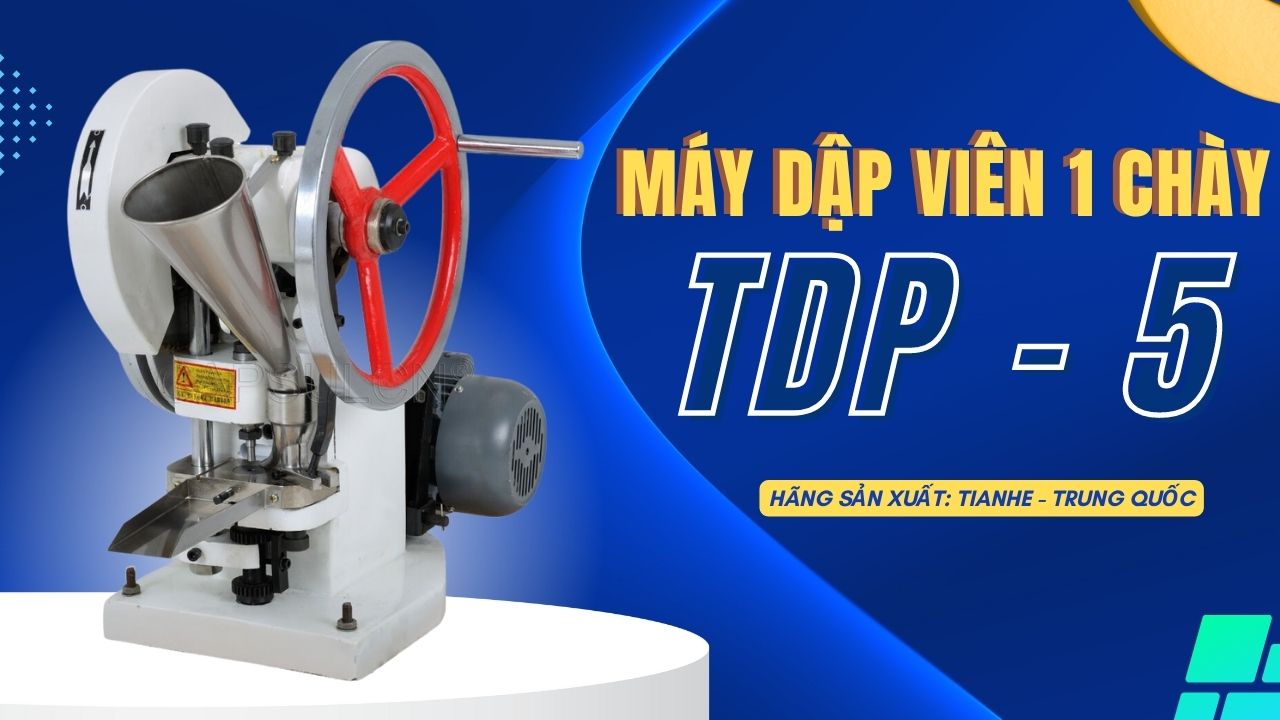 Máy Dập Viên 01 Chày Trung Quốc Tianhe TDP-5 | 4500 Viên / Giờ