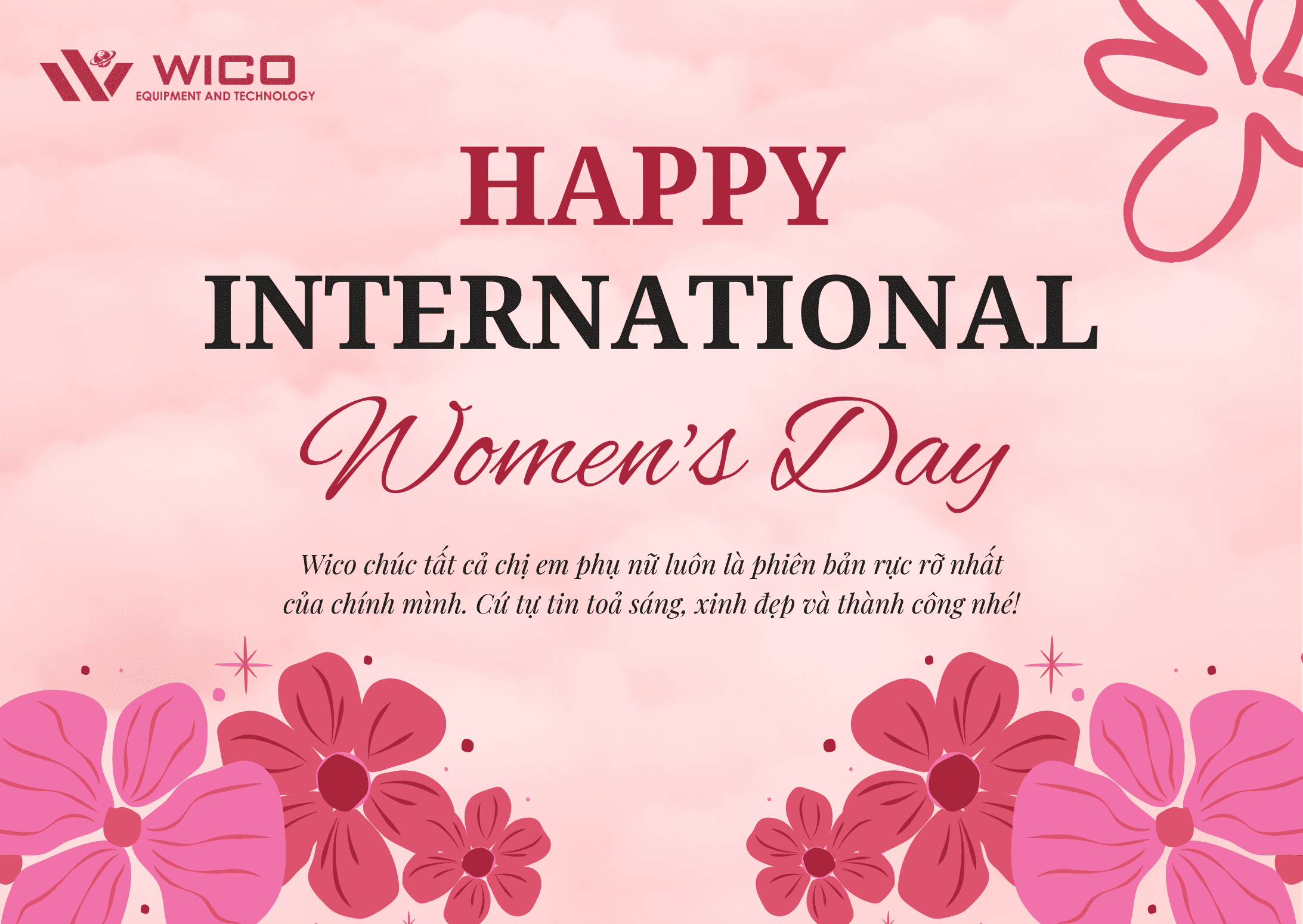 Wico Chúc Mừng Ngày Quốc Tế Phụ Nữ 8/3