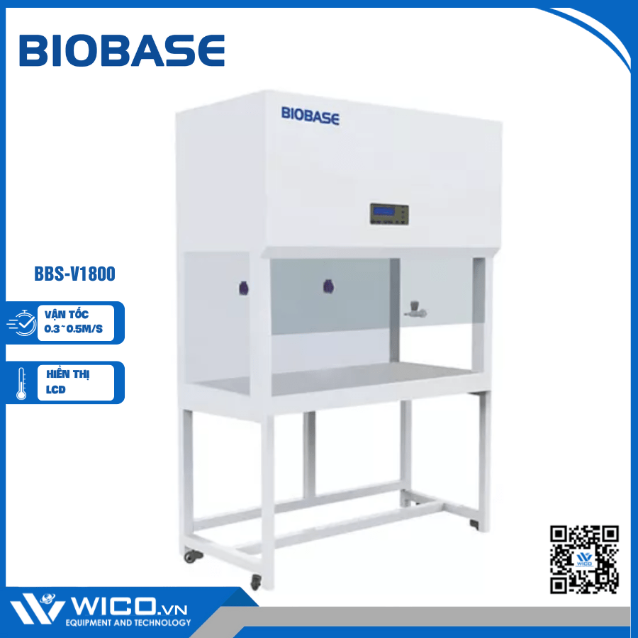 Tủ cấy vi sinh đôi thổi đứng Biobase BBS-V1800