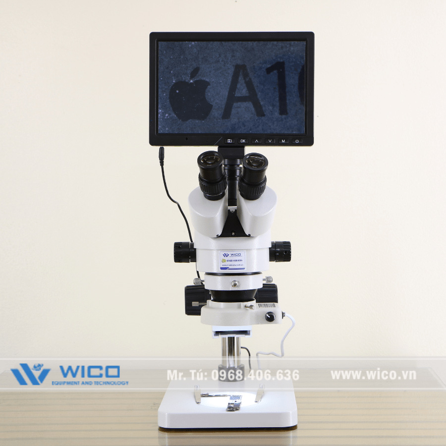 Bộ Kính Hiển Vi Kết Nối Màn Hình 10.1 Inch | SZM-1016M | Wico Việt Nam