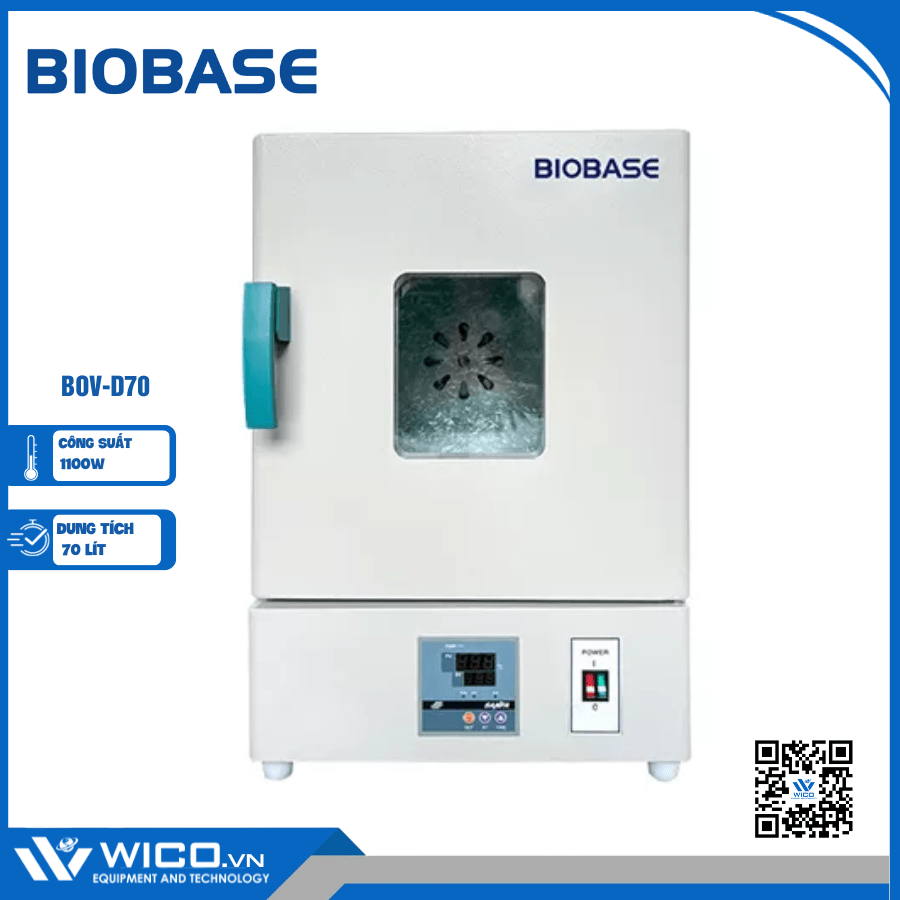 Tủ ấm và rủ sấy kết hợp Biobase BOV-D70