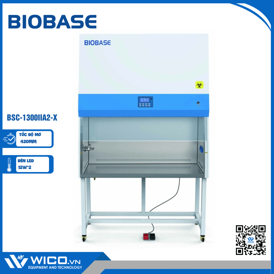 Tủ an toadn sinh học cấp II kiểu A2 Biobase BSC-1300IIA2-X