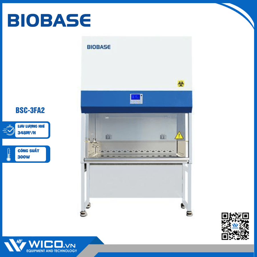 Tủ an toàn sinh học cấp 2 kiểu A2 Biobase BSC-3FA2