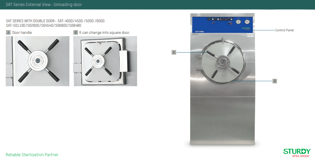 Nồi hấp tiệt trùng Buồng tròn SẢ-500D