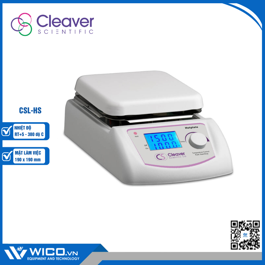 Máy khuấy từ gia nhiệt Cleaver Scientific CSL-HS