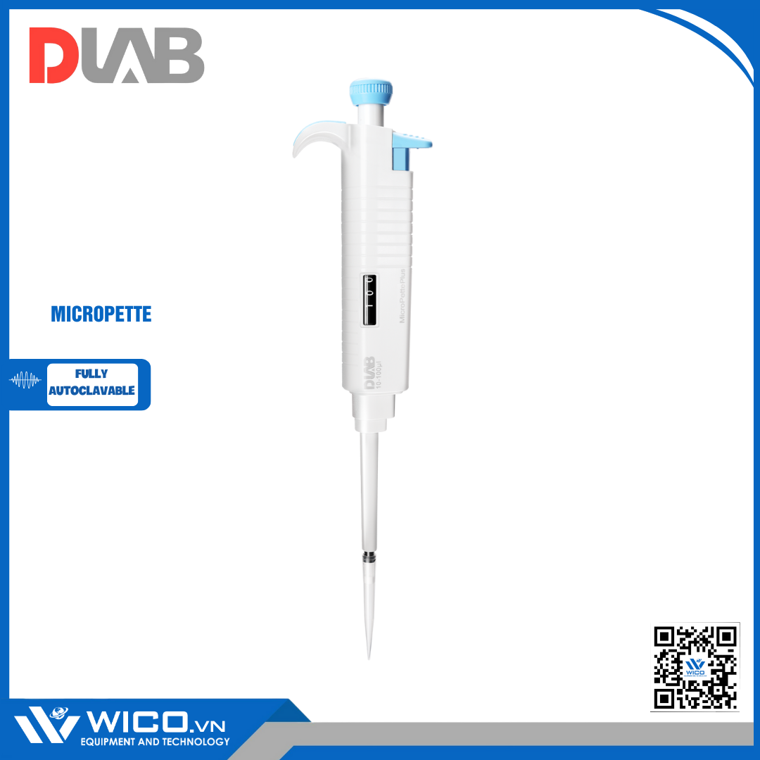 micropette đơn kênh dải thay đổi Dlab