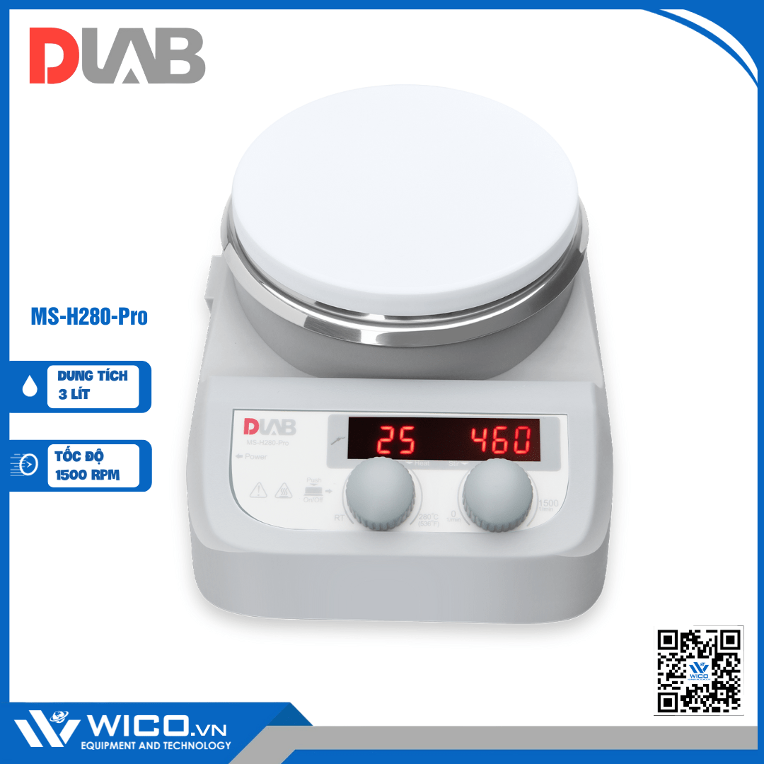 Máy khuấy từ gia nhiệt Dlab MS-H280-PRO