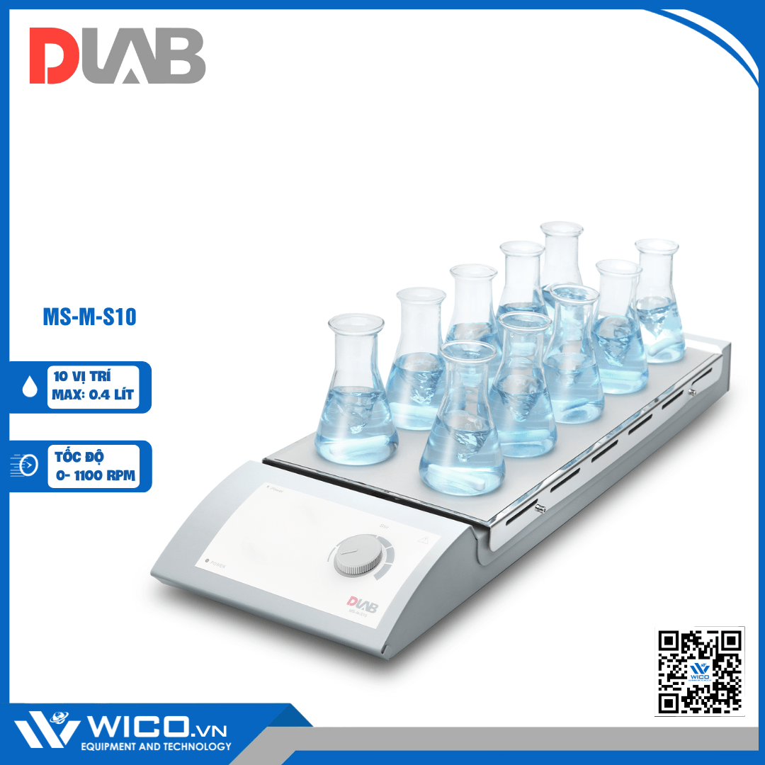 Máy khuấy từ không gia nhiệt Dlab MS-M-S10