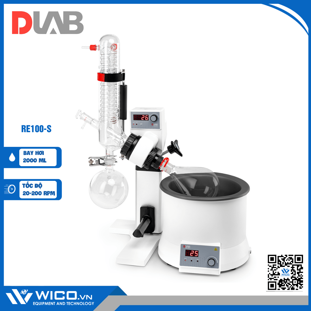 Máy cô quay chân không Dlab RE100-S