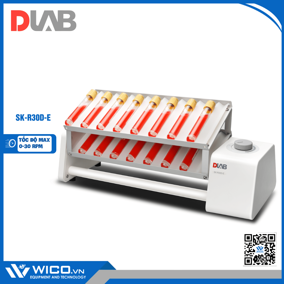 Máy lắc ống máu kiểu bập bênh Dlab SK-R30D-E