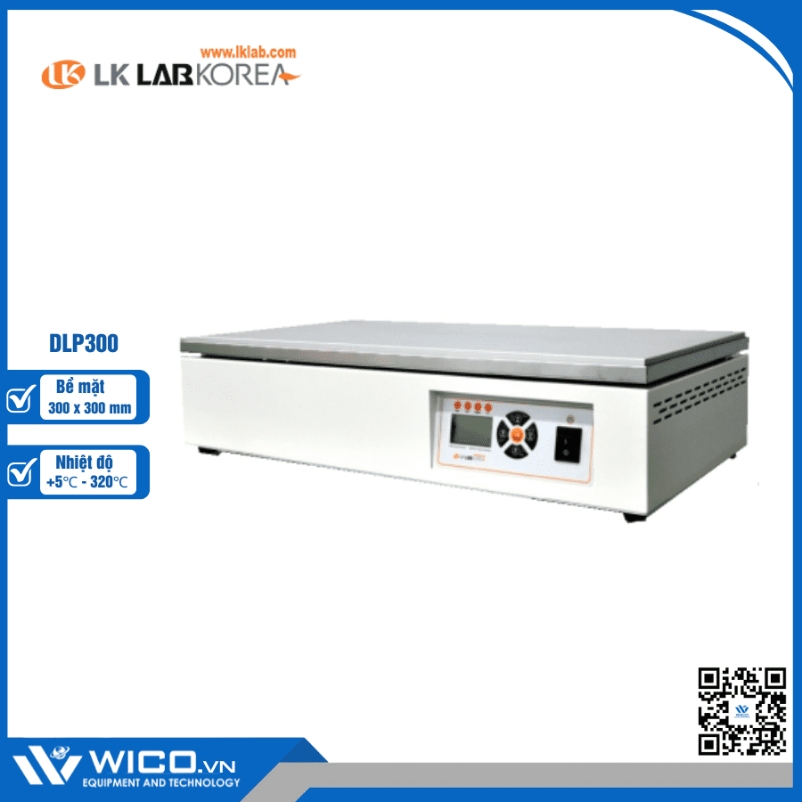 Bếp gia nhiệt 300 x 300 mm LK Lab Korea DLP300