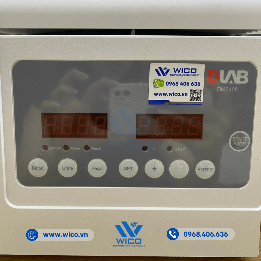 Màn hình LED và bộ điều khiển của Máy ly tâm DM0408