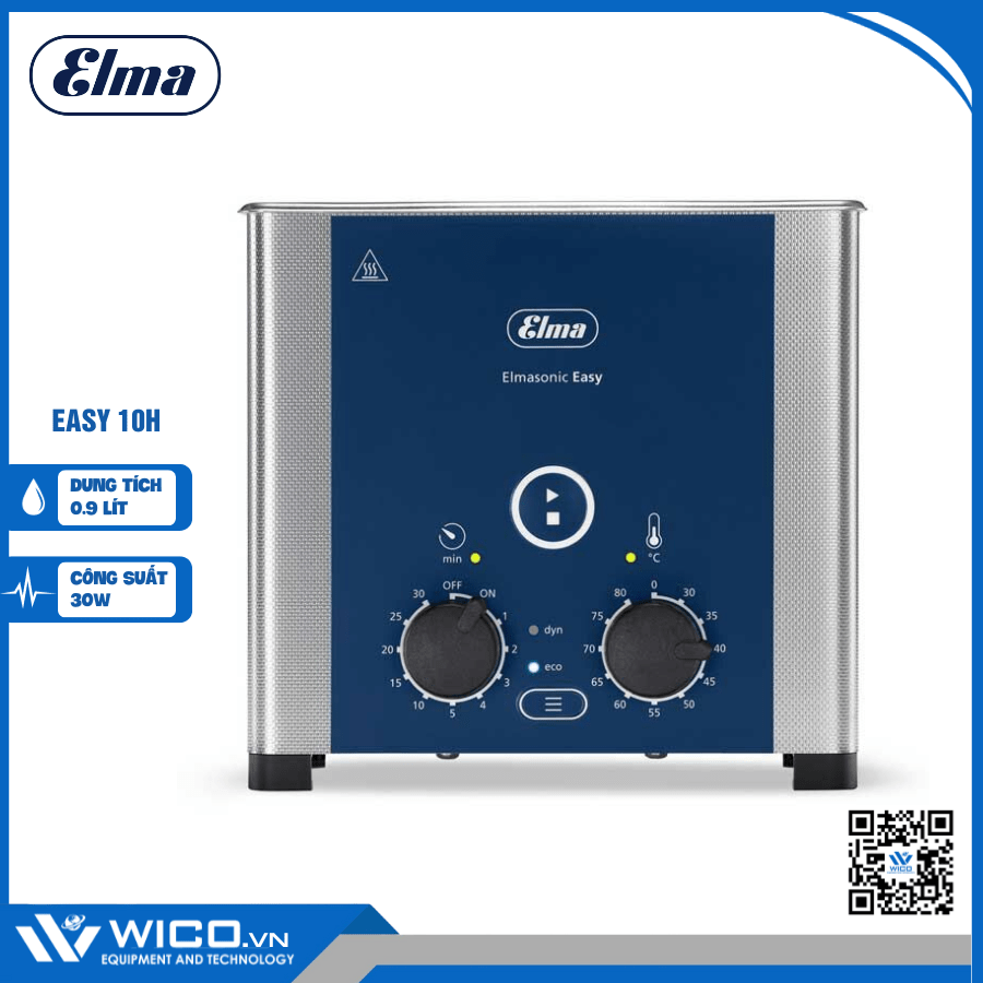 Bể rửa siêu ấm có gia nhiệt Elma S10H