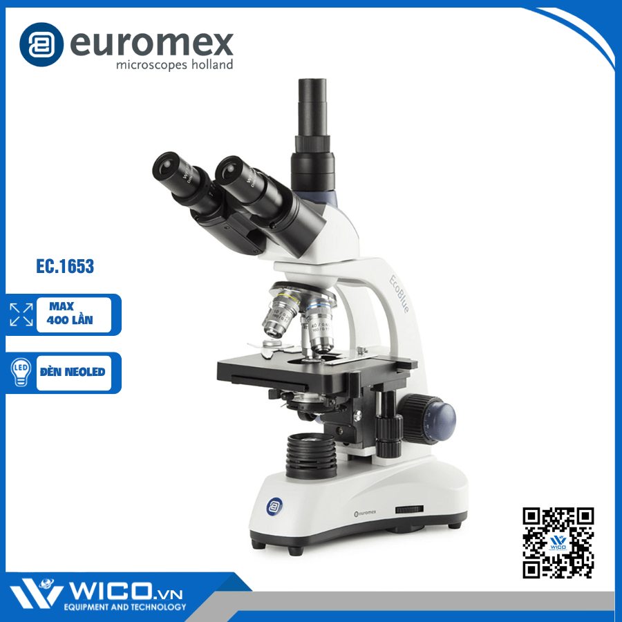Kính hiển vi sinh học 3 mắt Euromex EC.1653